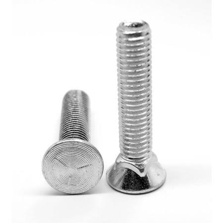 1/2 inch-13 x 2 1/4 inch Grade 5 Plow Bolt Flat Head Zinc Plated J214830