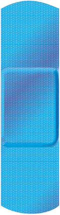 Blue Metal Detectable Adhesive Strips, Sterile, Lightweight 2" x 3" Patch, 1500 Pack G48582
