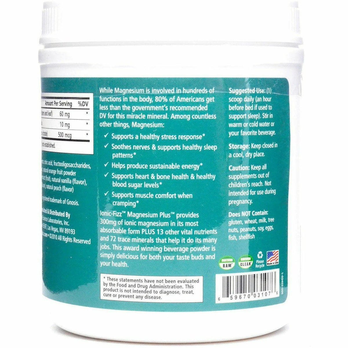 Magnesium Plus Orange Vanilla K412315